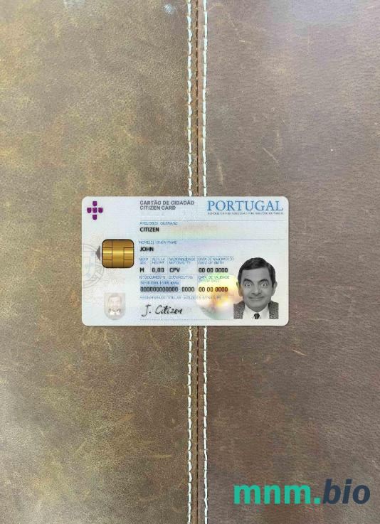 Portugalia ID fotowygląd skan i fotorealistyczny snapshot, 2 w 1
